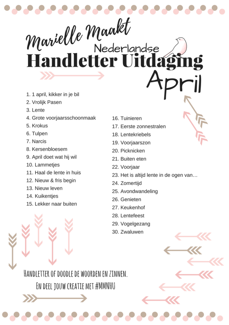 Nederlandse handletter uitdaging