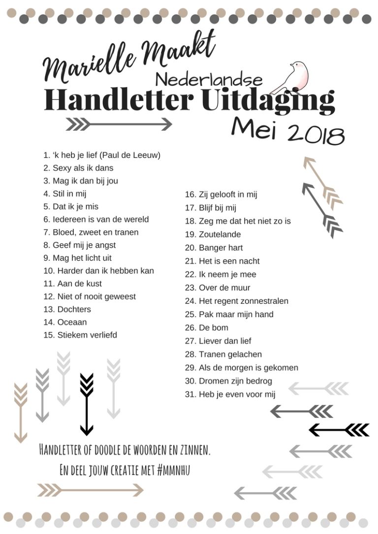 Nederlandse Handletter Uitdfaging