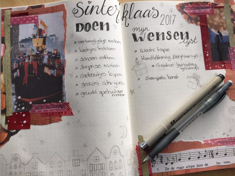 sinterklaasplanner bujo